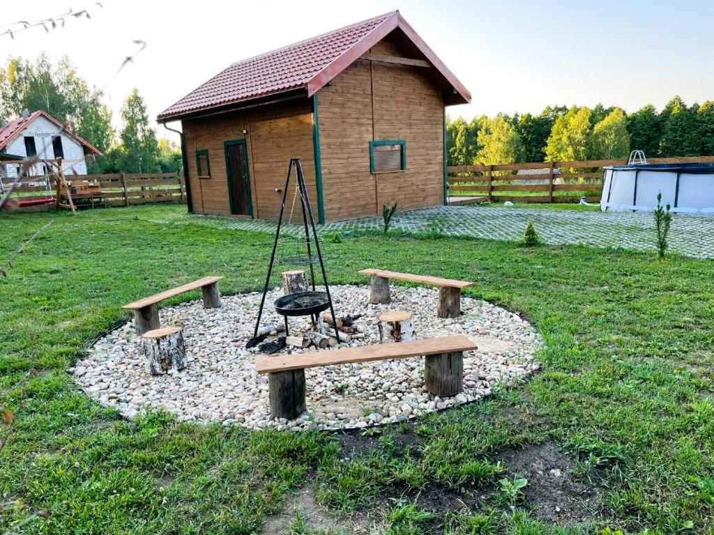 Zielona Chatka Nad Sapina ポジェズドジェ エクステリア 写真